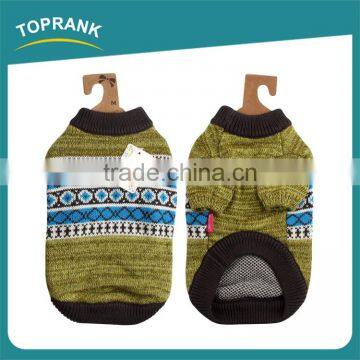 Hot Selling Winter Warm Cotton Fashion Pattern Hand Knit Dog Sweater photo-3