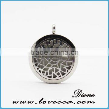 High Quality Stainless Steel Necklace Aromatherapy Oil Diffuser Locket Pendant photo-6