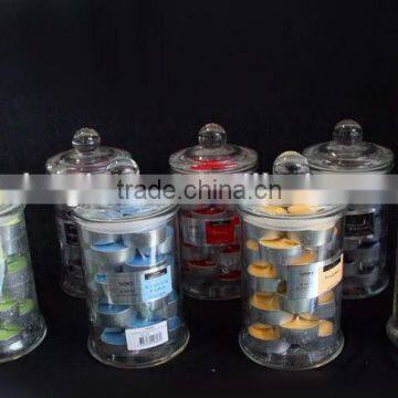 hot sale glass candle jar glass candle conatiner