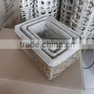 Brown Sample Laundry Basket Cabinet photo-2