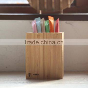 Solid wood natural wooden pen holder