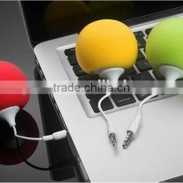 Hot Sale Best Promotion Gift Cheap Price Portable Sponge Ball Mini Speaker for Mobile photo-3