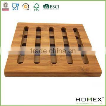 Bamboo Coaster Set/Tableware Coaster/Houseware Cup Mat/Homex-FSC/BSCI Factory photo-2