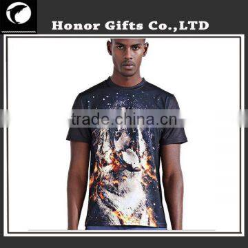 Fashionable Short Sleeves Cotton High Quality Custom Printed T Shirt