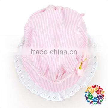 Wholesale Baby Hat Cotton Pink Lace Hat Baby Caps and Hats photo-3