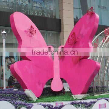 Fiberglass giant butterfly decoration