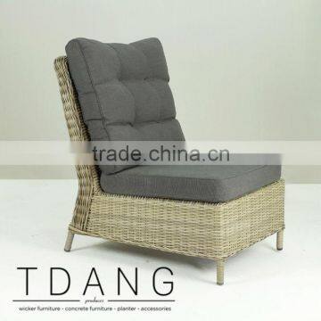 Hanna Wicker Sofa Middle - New design Wicker Garden Sofa