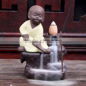 Kungfu Monk Backflow Incense Burner Creative Arts And Crafts photo-4