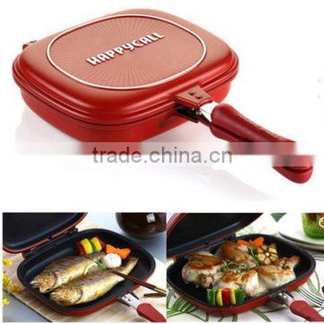 Double side grill pan