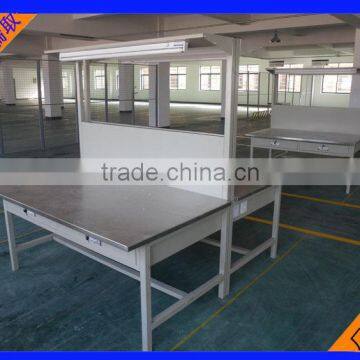 Industrial Wooden Table Top Worktable With Drawers photo-4