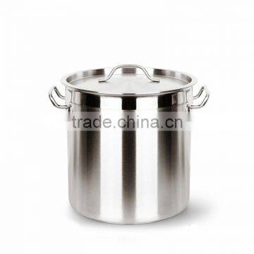 Stainless steel food mixing barrel 70L stockpot bucket