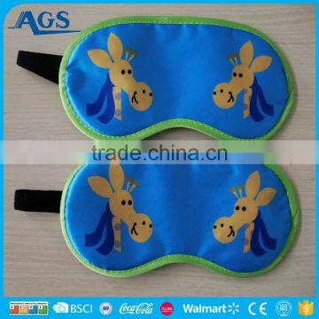 Sweet Animal Cartoon Polyester custom eye mask with logo