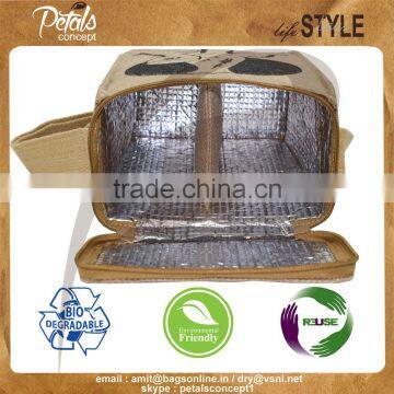 Jute Wine Cooler Bag for Liquor photo-4