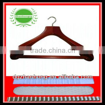 (Silicone Anti-slip strip)ZH Good look light wooden hangers