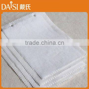 100%cotton recycled colorful nonwoven fabric backing paper for embroidery garment in China