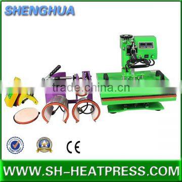 CE approved digital combo press sublimation 6 in 1