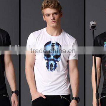 Factory OEM Fashion Style Tee O Neck Printing Men T-shirt photo-3
