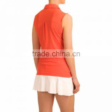 MGOO OEM Supplier Cheap Dri Fit Polo Shirts Wholesale Fitness Orange Sports Polo Shirts photo-3