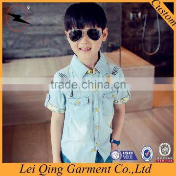 2015 newest designs formal kids shirts embroidery designs