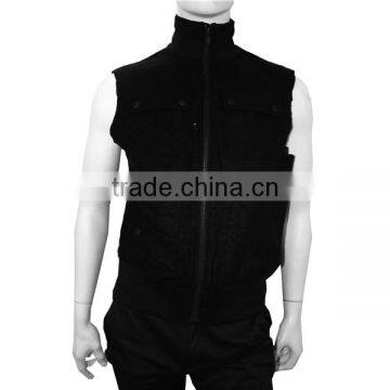 2014-2015 Men Leather Biker Vest Leather Vest Cooling photo-2