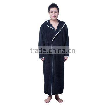 Black Super Soft 'men's Onesie Pajamas With Hood photo-2