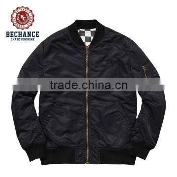 H1014 Mens Reversible Flight Jacket Casual Parka