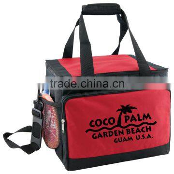 36-Can Jumbo Insulated Cooler Bag - Features Large Front Zipper Pocket, Adjustable Shoulder Strap and Comes With Your Logo. photo-4