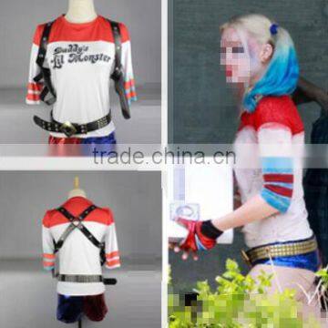 Walson Clothes Apparel Best Quality Latest Harley Quinn Wig Tshirt Baseball Mat Jacket photo-2