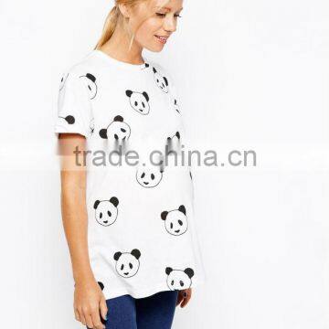 Maternity Exclusive T-Shirt in Panda Print