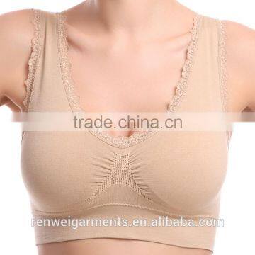 Gym Women Padded Sports Black Yoga Women Bra photo-4