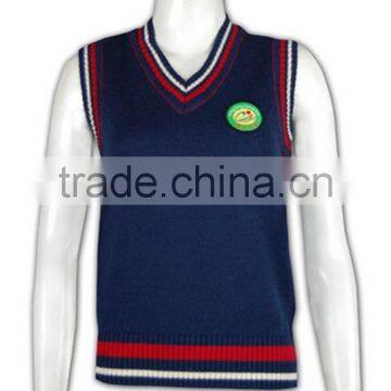 ISO9001/BSCI Manufature Tailored Made Unique School Uniform Sweater Vest photo-2