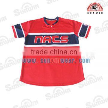 Custom fully sublimation baseball jerseys / mens baseball tops