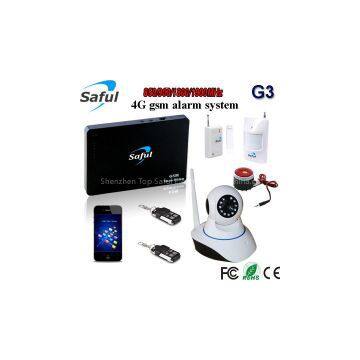 wireless gsm alarm system Saful G3 gsm wireless alarm with wifi IP camera