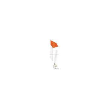 Portable Fiberglass Corner Flags with spring