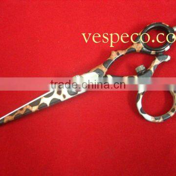 Swivel Paper coated barber scissor