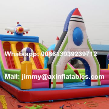 Commercial Airplane Inflatable Bouncer Combo,Jumping Bouncy Castle With Slide,Jumping Bouncy Castle For Kids