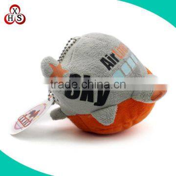Custom soft toy stuffed plane keychain plush plane keychain