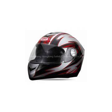 Full face helmet with double visor---ECE/DOT Certification Approved