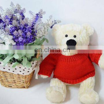 Free sample wholease cute stuffed soft custom teddy bear toy