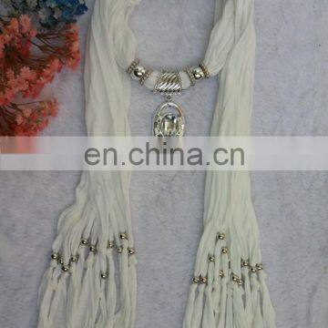 Natural color beaded rhinestone scarves with 100% wholesale