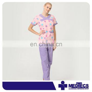 Fashionable Nurse Uniform Designs Custom Nurse Scrub Suit Design photo-4