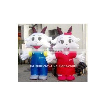 inflatable cartoon goat