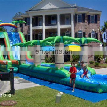 Paypal Accepted 0.55mm pvc tarpaulin giant inflatable water slide for adult