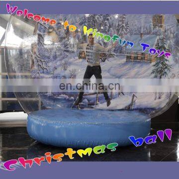 Christmas inflatable snow ball ornaments