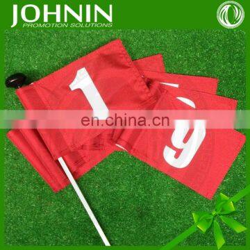 wholesale cheap design printed 420D Oxford cloth golf tube flags