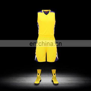 Blue Color College Team Basketball Uniform Jersey Custom Name Number photo-4
