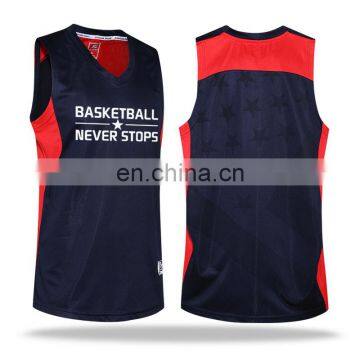 New arrival fashion design adult team sports jersey basketball match wear