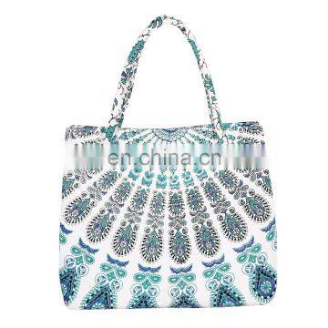 Indian Handbags Women Shoulder Bag Boho Mandala Tote Bag Handmade Shopping Bag