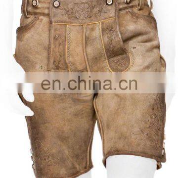 2015 High Quality Bavarian leder Hosen, Trachten Lederhosen (Men Lederhosen)