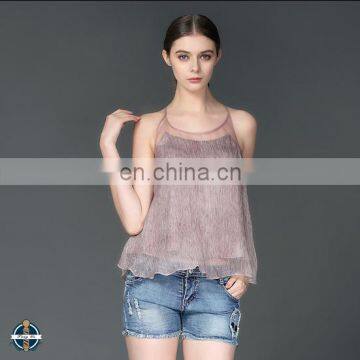T-WV001 Women Vests Bulk Sexy Chiffon Camisole